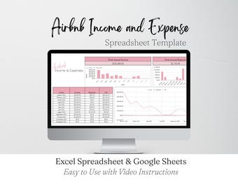 Google Sheets et modèle de feuille de calcul Excel pour le suivi des revenus et des dépenses liés à la location de courte durée