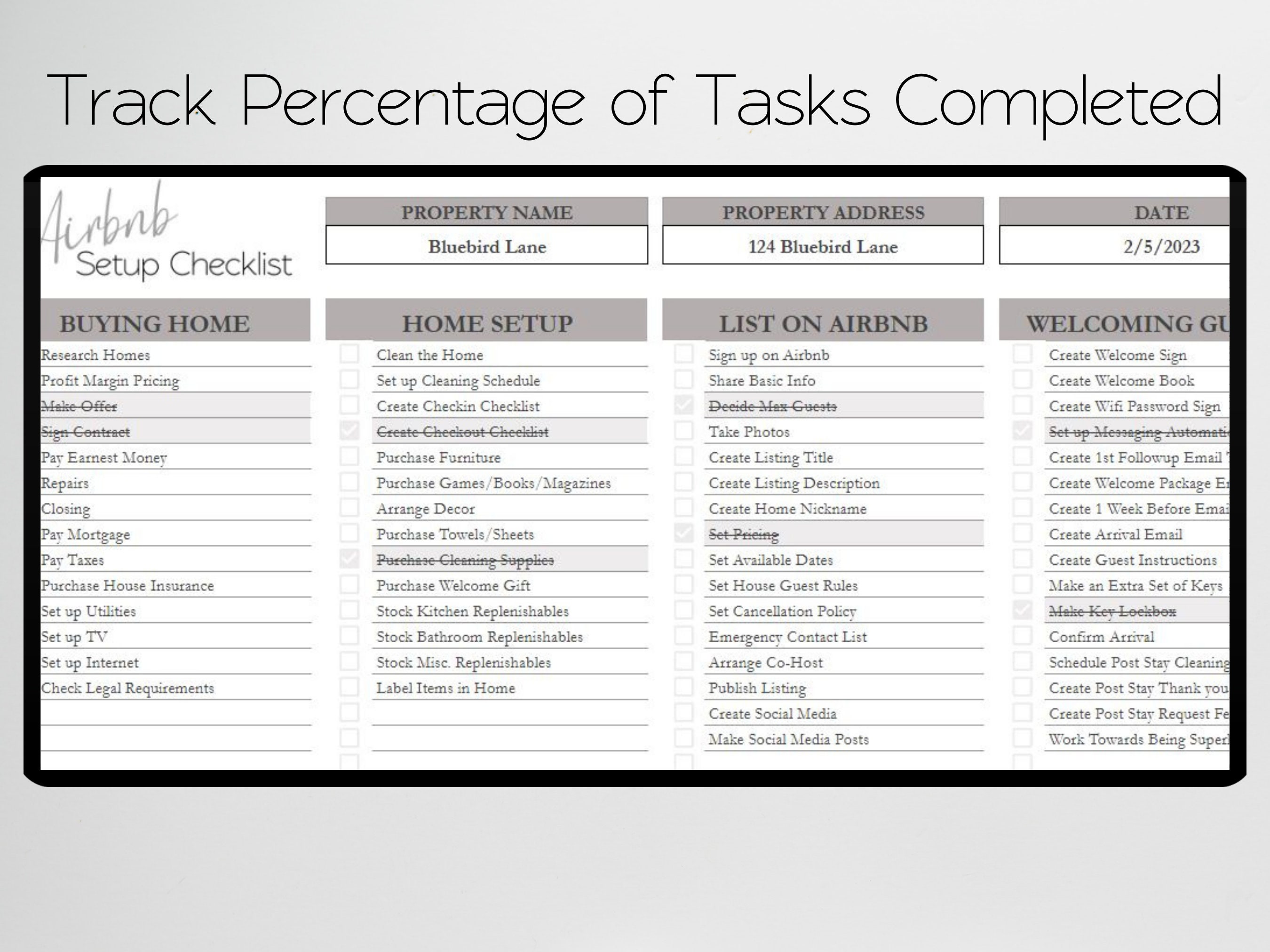 Step by Step Guide for Setting up Short Term Rental Property Etsy