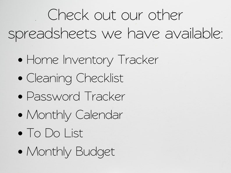 Moving Box Inventory Excel Spreadsheet Organized Moving Home Etsy