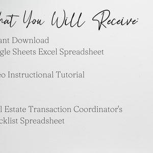 Real Estate Transaction Coordinator Checklist, Realtor Transaction Checklist, Transaction Coordinator Tracker, Coordinator Templates Log image 2