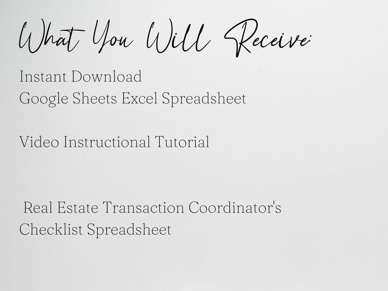 Real Estate Transaction Coordinator Checklist Realtor Etsy