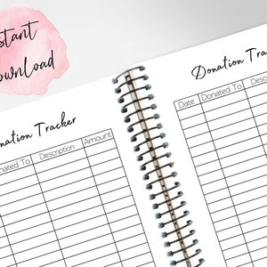 Contribution Log Sample Donation Tracker, Donation Template, Donations Template, Donations ...