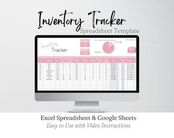 Inventory Tracker Google Sheets, Inventory List, Inventory Spreadsheet, Inventory Log, Inventory Tracker Excel, Inventory Google Sheet