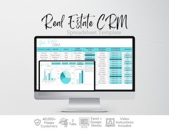 Realtor CRM, Realtor Client Tracker, Realtor Client Sheet, Realtor Client Management Realtor Sales Tracker Realtor Lead Tracker Google Sheet