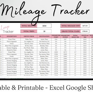 Bike Mileage Log Etsy UK