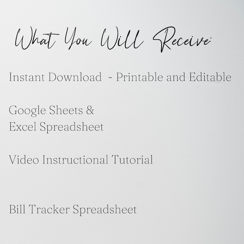 Bill Tracker Excel Spreadsheet, Monthly Bill Tracker Google Sheets, Cute Bill Payment Tracker, Personal Finance Bill Organizer Monthly Bills image 5