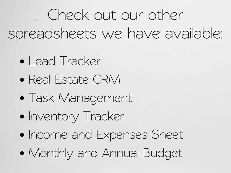 Real Estate Commission Sheets Real Estate Excel Templates Etsy