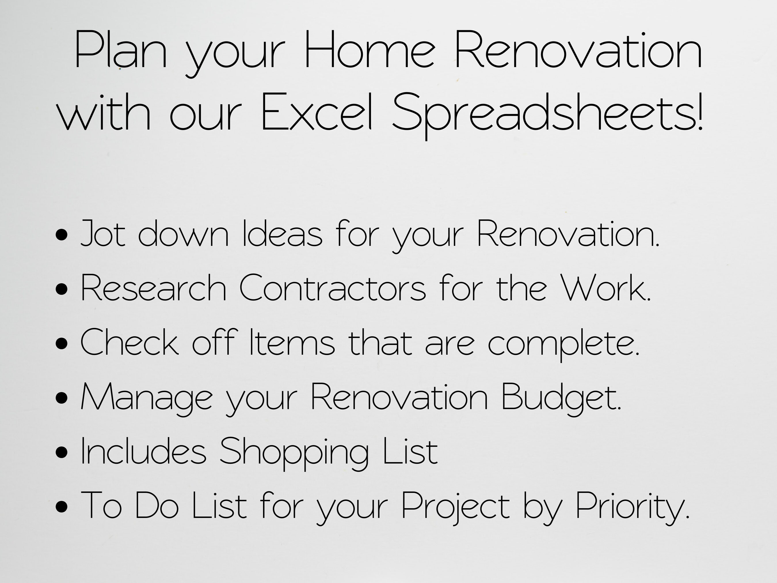 Home Remodel Planner, Remodeling Budget, Home Project Interior Design