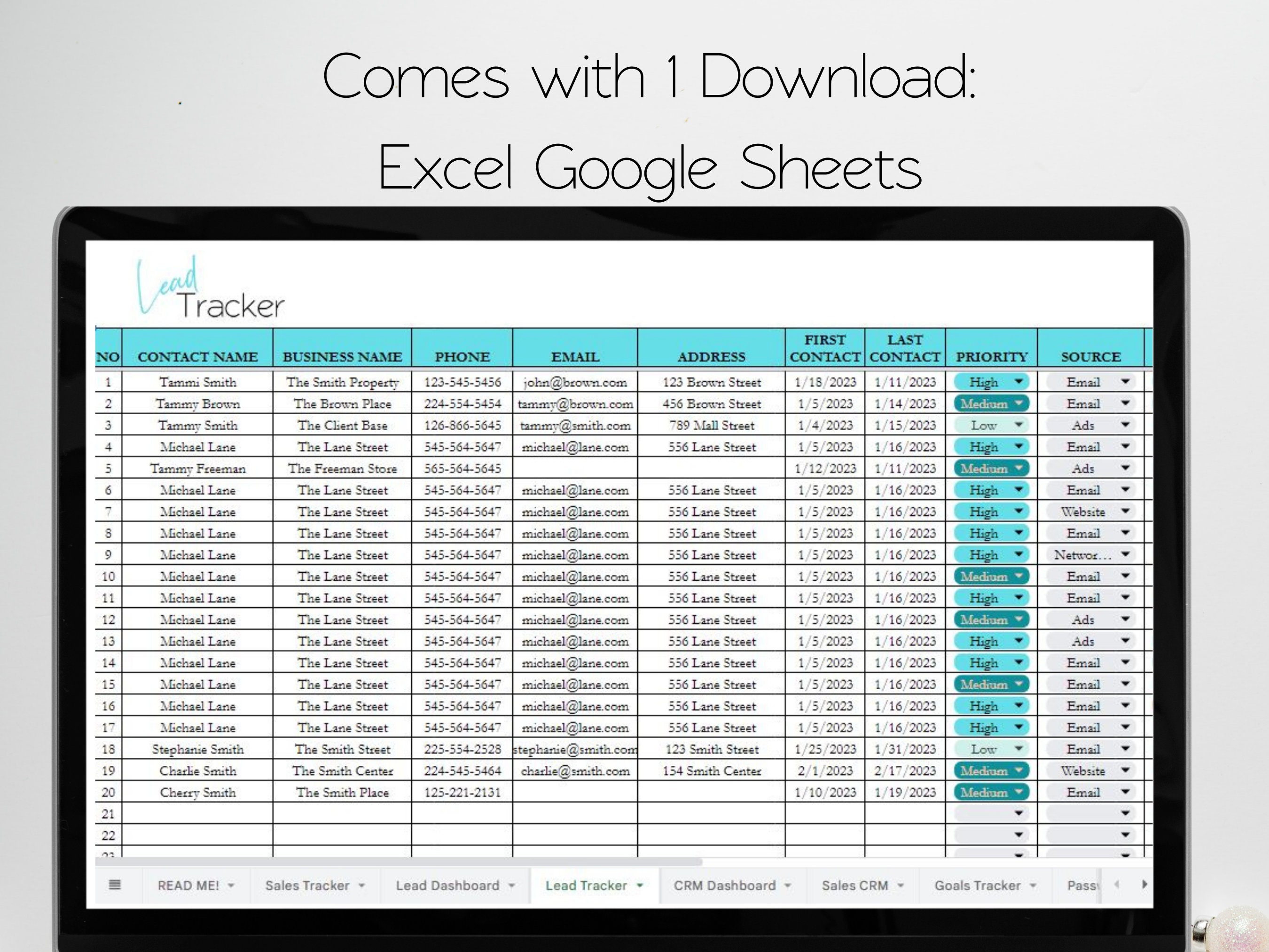 Sales Planner Template Excel Spreadsheet Sales Management Etsy sales-planner-template-excel-spreadsheet-sales-management-etsy