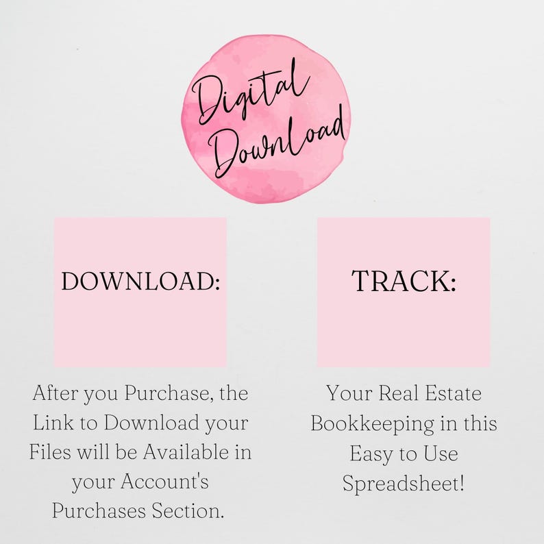 Realtor Bookkeeping, Income and Expenses Tracker Excel Income Tracker Google Sheets Excel, Real Estate Bookkeeping, Real Estate Book Keeping image 7