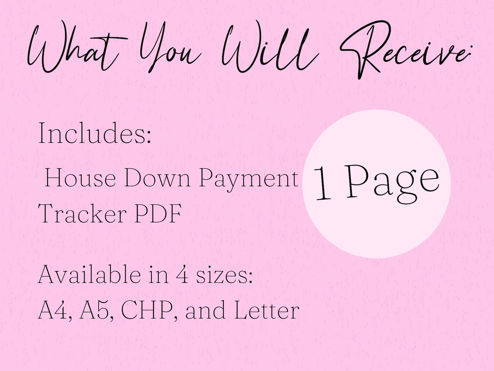 House Down Payment Tracker Printable, House Down Payment Saving Chart