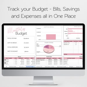 Home Management Planner Bundle, Household Planner, Family Planner, Home Organizer, Meal Planner Home Organization Mom Planner Google Sheets image 4