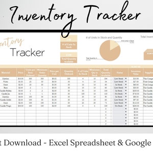 Inventory Spreadsheet Google Sheets, Inventory Tracking Spreadsheet, Inventory Sheet, Inventory Excel Template, Business Inventory Template