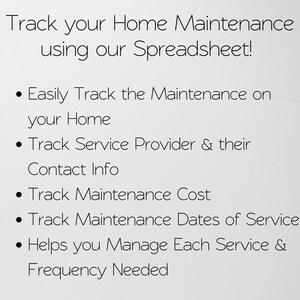 Home Maintenance Planner, Home Maintenance Tracker, Home Maintenance Schedule, Annual Home Maintenance Guide, Seasonal Inspection House List image 3