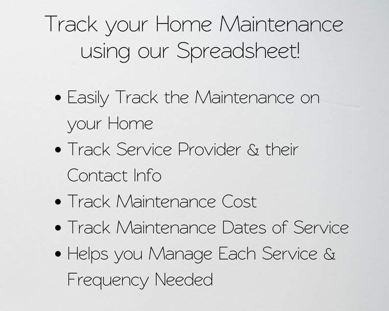 Home Maintenance Planner, Home Maintenance Tracker, Home Maintenance Schedule, Annual Home Maintenance Guide, Seasonal Inspection House List image 3