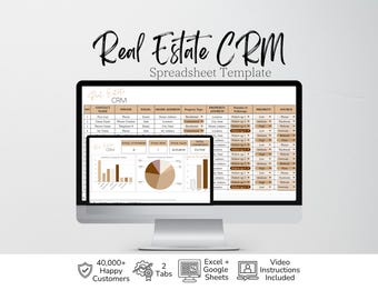Realtor CRM, Realtor Client Tracker, Realtor Client Sheet, Realtor Client Management Realtor Sales Tracker Realtor Lead Tracker Google Sheet
