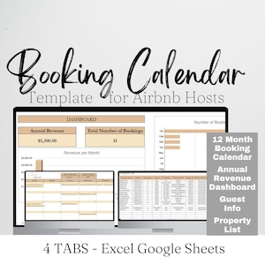 Vacation Rental Calendar, Booking Calendar Availability, Property ...
