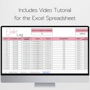 Order Form Template Google Sheets, Order Forms, Order Template, Order ...