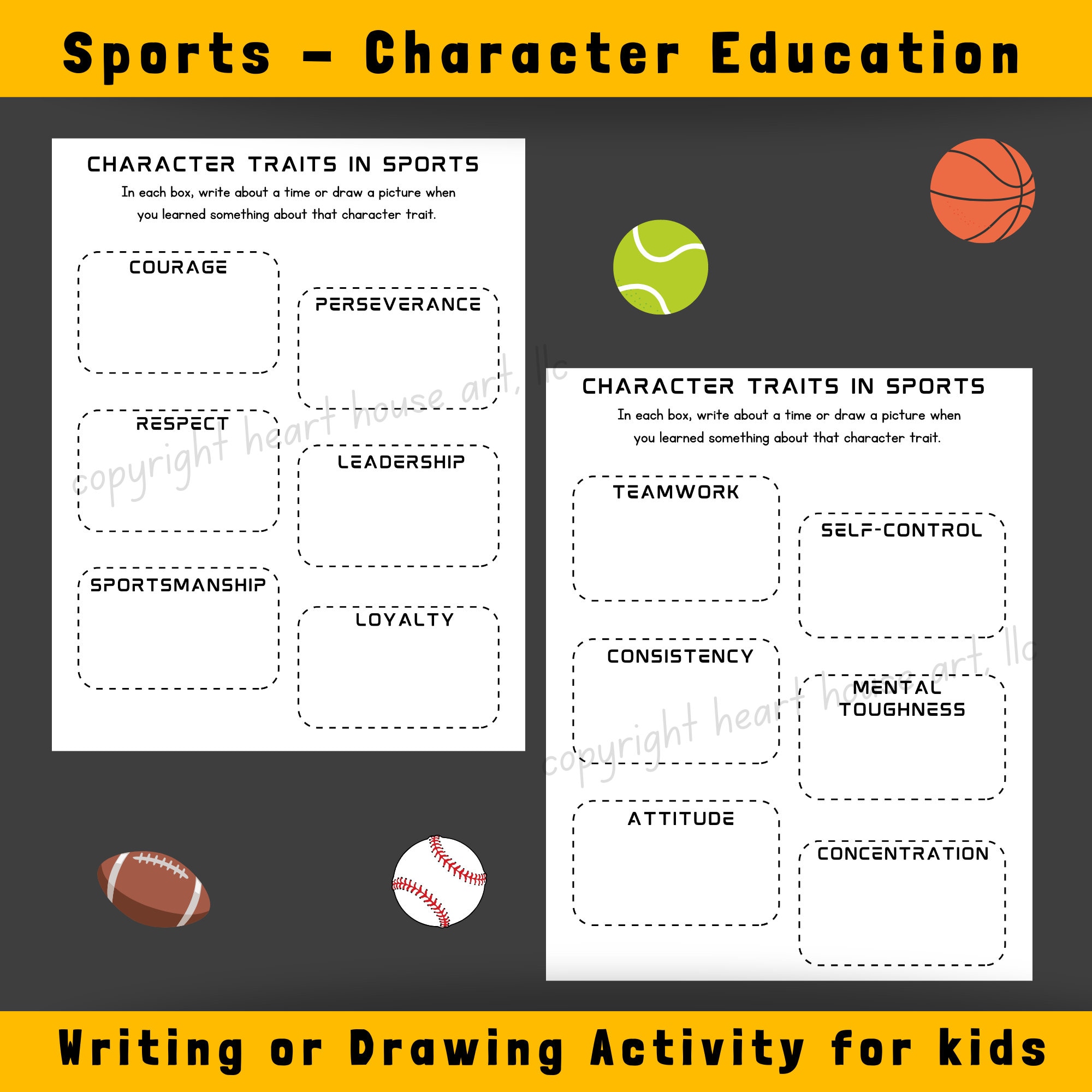 character-training-for-kids-character-education-character-building-printable-character-traits-in-sports-worksheet-team-building-activity-etsy