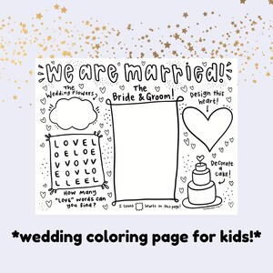 Hochzeit Malvorlagen, Hochzeit Malvorlagen für Kinder, Kinder Hochzeit Gastgeschenke, Kinder Hochzeit Aktivitäten, Hochzeit Malbuch
