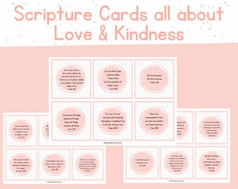 Printable Scripture Cards: Christian Memory Verses (PDF)