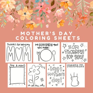 Mother&#39;s Day Coloring Pages, Mother&#39;s Day Activity for kids, Mothers Day Gifts from kids, Mothers Day Cards, Mothers Day Craft, Mothers day