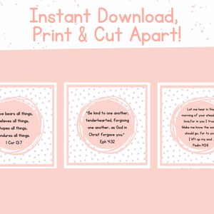 Scripture Cards, Printable Bible Verse Cards, Christian Scripture ...