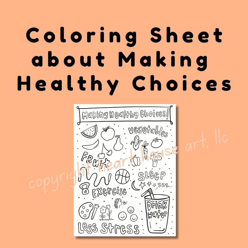 Health@work Sheets Coloring Pages Doctor Coloring Pages: Kids Health Education (PDF) - Etsy UK