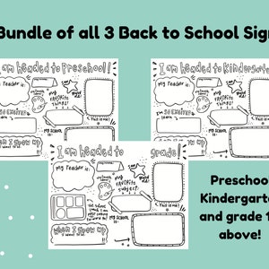 First Day of School Sign, Back to School Sign, Back to School Flyer, First Day of School, Printable Back to School Sign, Instant Download