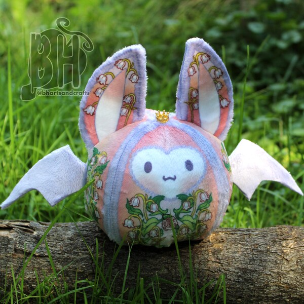 Made to Order Plush Bat-pergé Egg - Lily of the Valley