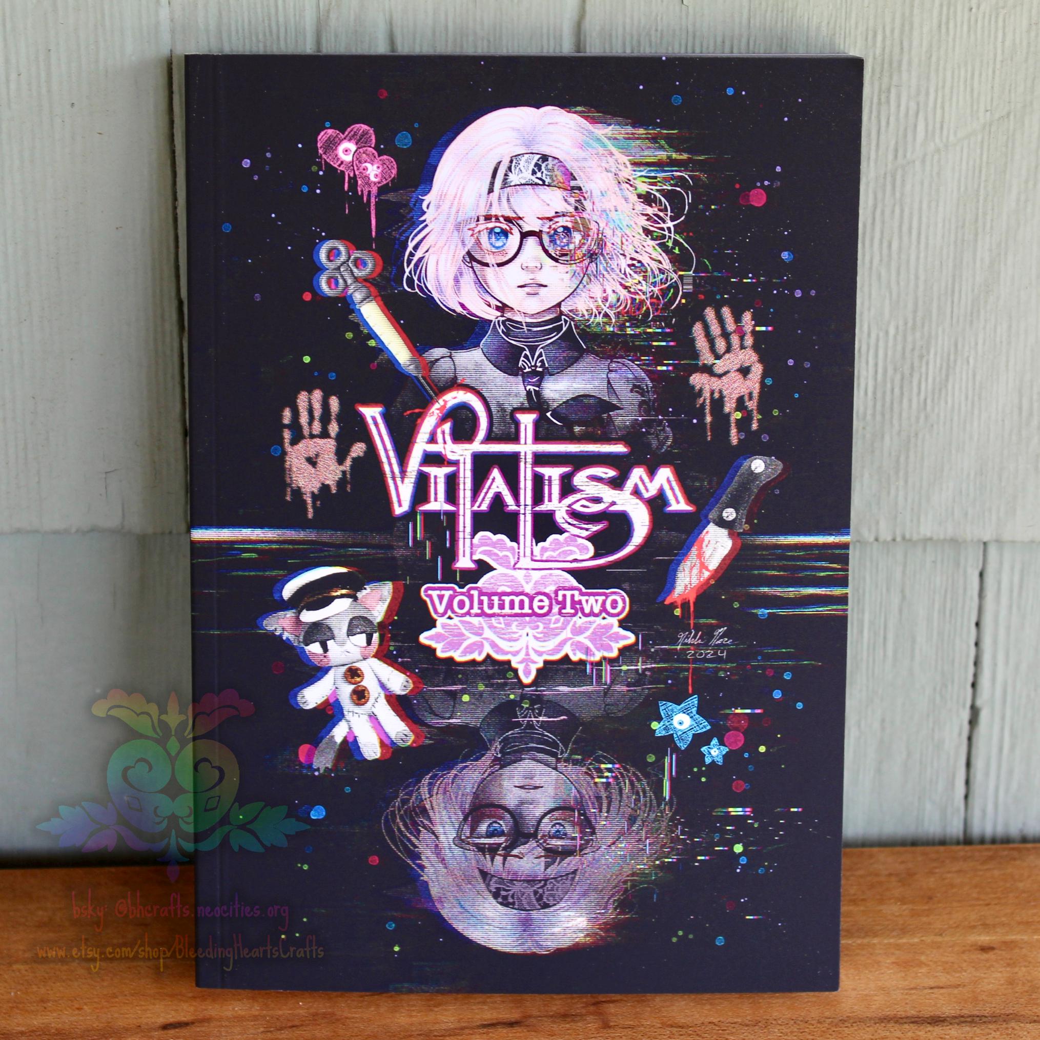 Vitalism Volume Two Manga-sized Trade Paperback Indie Comic/Graphic Novel (Surreal Horror/Psychological Thriller)