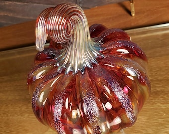 Blown "Smoked Raspberry" Pumpkin.