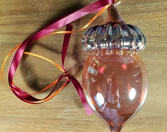 Blown Glass Acorn.