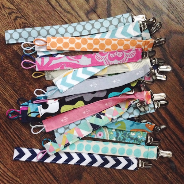 Universal Pacifier Clips, Pick any 3