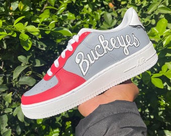 Custom Handpainted Team Inspired Air Force Ones | NBA , NFL , MLB, etc | Unique Art | One of a Kind
