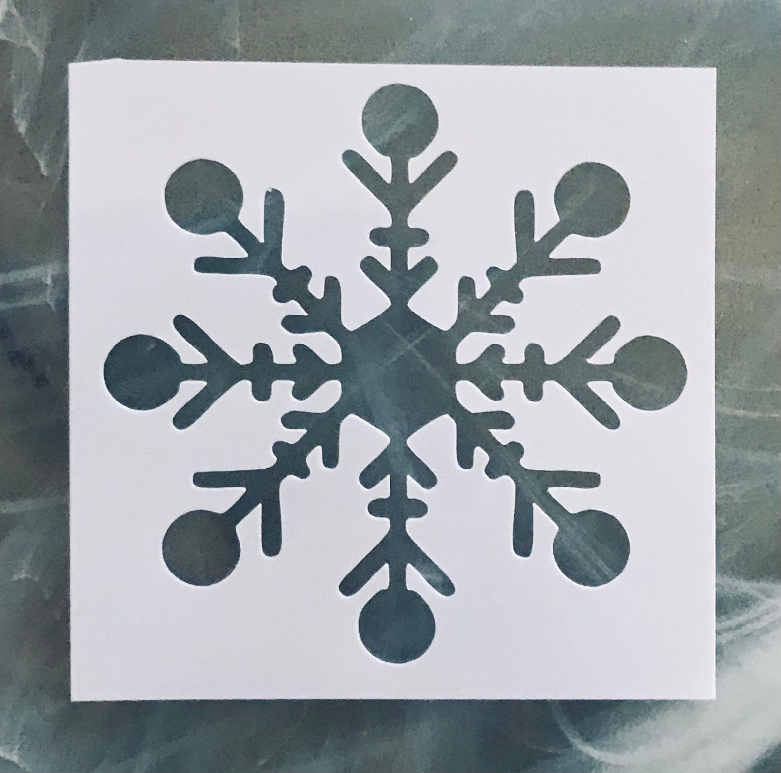 Snowflake Stencil Reusable Christmas Stencil Winter Stencil | Etsy