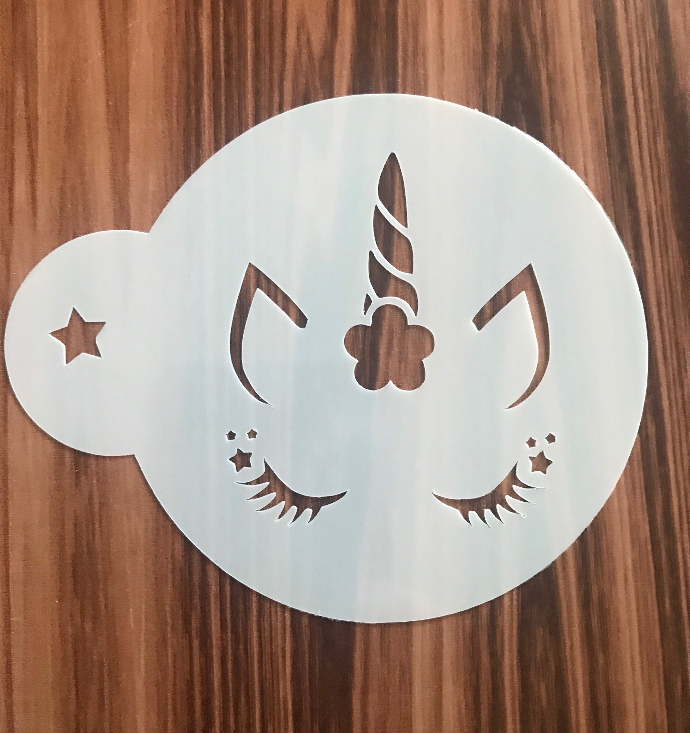 Unicorn Head Stencil Unicorn Cookie Stencil Unicorn Stencil - Etsy