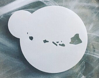 Hawaii State Cookie Stencil: Reusable Mylar Template