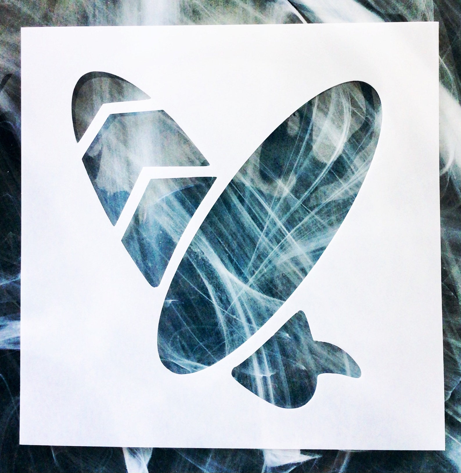 Surfboard Stencil Reusable Surfboard Stencil Many Sizes Etsy