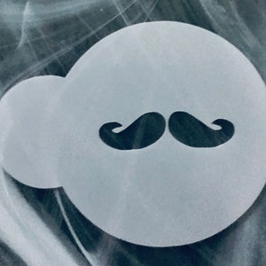 Mustache Cookie Stencil, Reusable Mustache Cookie Stencils, Oreo Stencil, Macaron Stencil, Father’s Day Stencil, Many Sizes