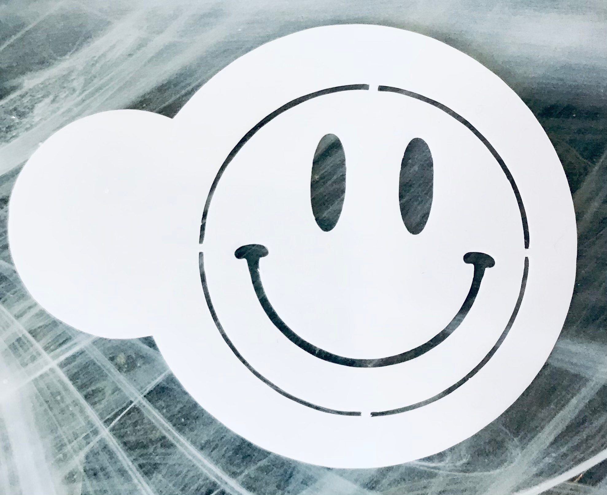 Smiley Face Cookie Stencil Reusable Macaron Cookie Stencils Etsy