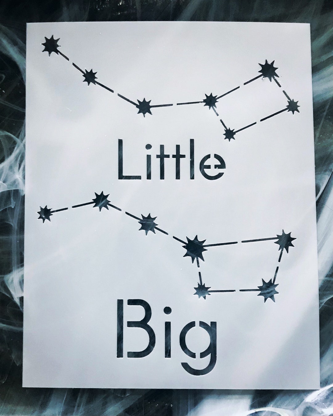 Little Dipper Big Dipper Stencil, Reusable Constellations Stencil ...