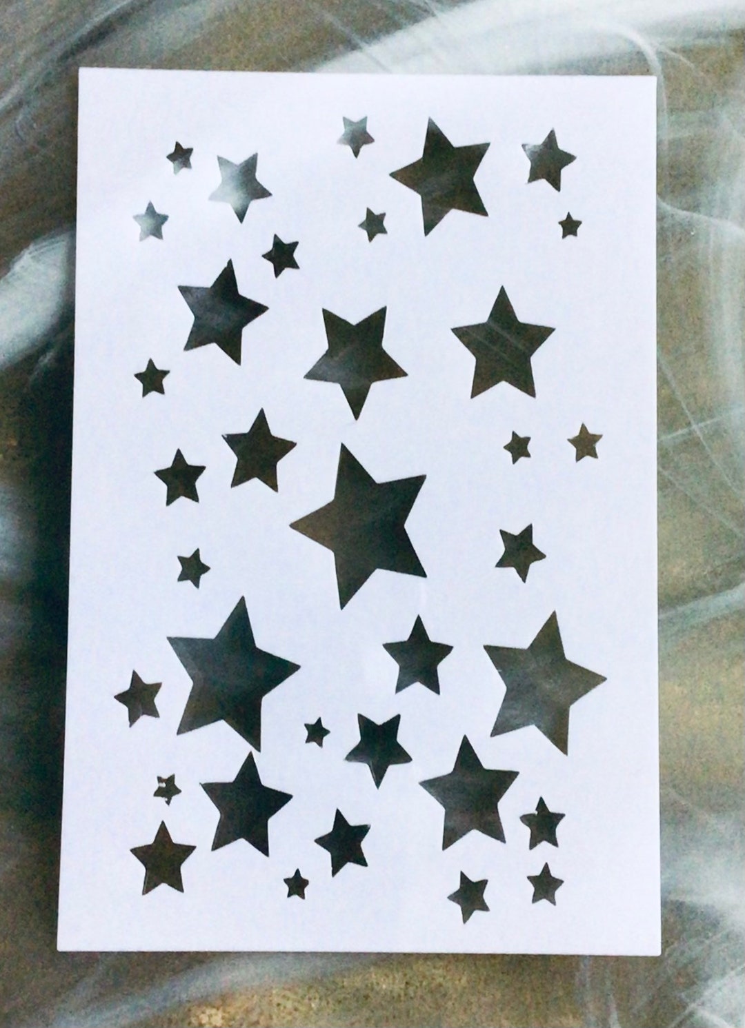 Stars Stencil, Reusable Stars Pattern Stencil - Etsy
