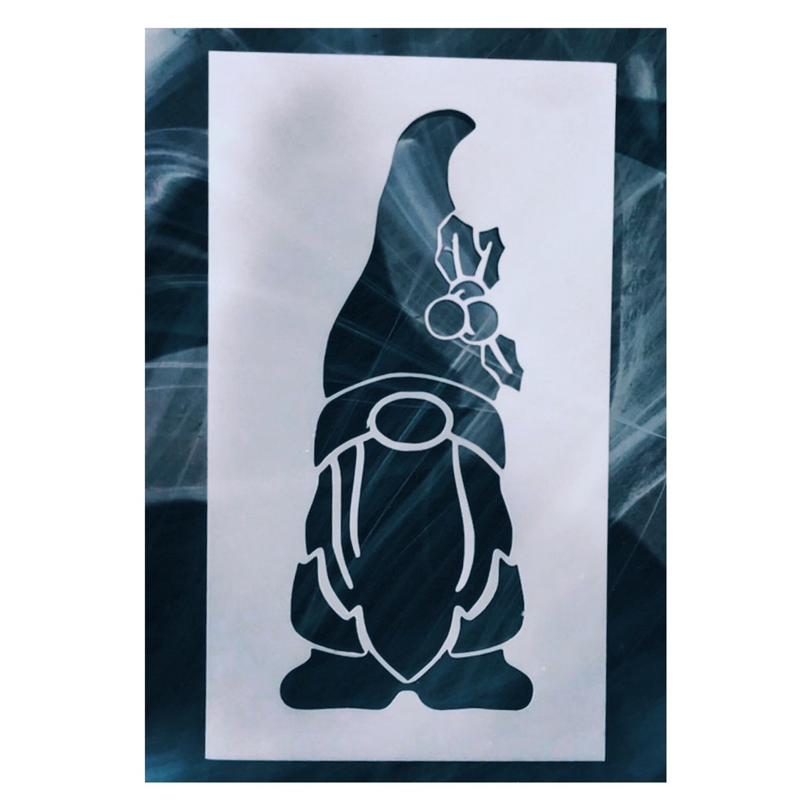 Gnome Stencil Reusable Christmas Stencil Christmas Gnome - Etsy