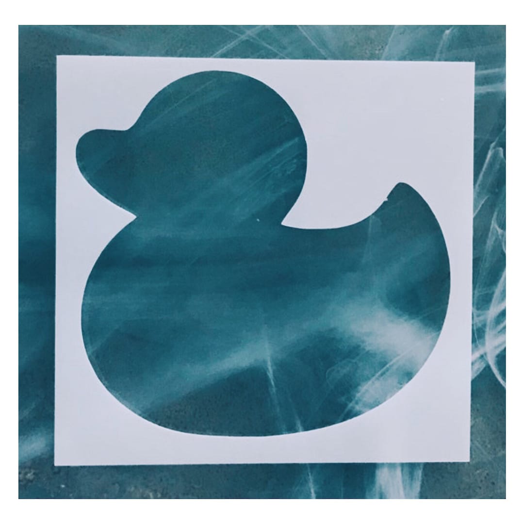 Rubber Ducky Stencil, Reusable Rubber Ducky Stencil - Etsy