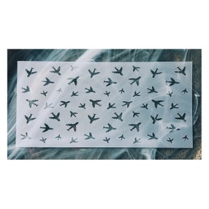 Airplane Stencil, Reusable Airplane Stencil, Custom Reusable Stencil, Pattern Stencil, Many Sizes