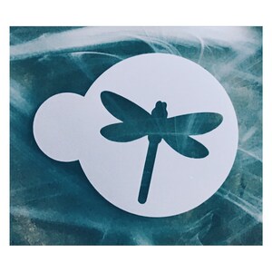 Dragonfly Cookie Stencil, Reusable Dragonfly Stencil, Dragonfly Coffee Stencil, Dragonfly Cake Stencil, Dragonfly Template