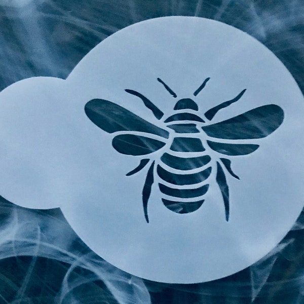 Bee Cookie Stencil, Reusable Bee Stencil, Honeybee Cookie Stencil, Bumblebee Cookie Stencil, Bee Template, Honeybee Template, DIY Bee