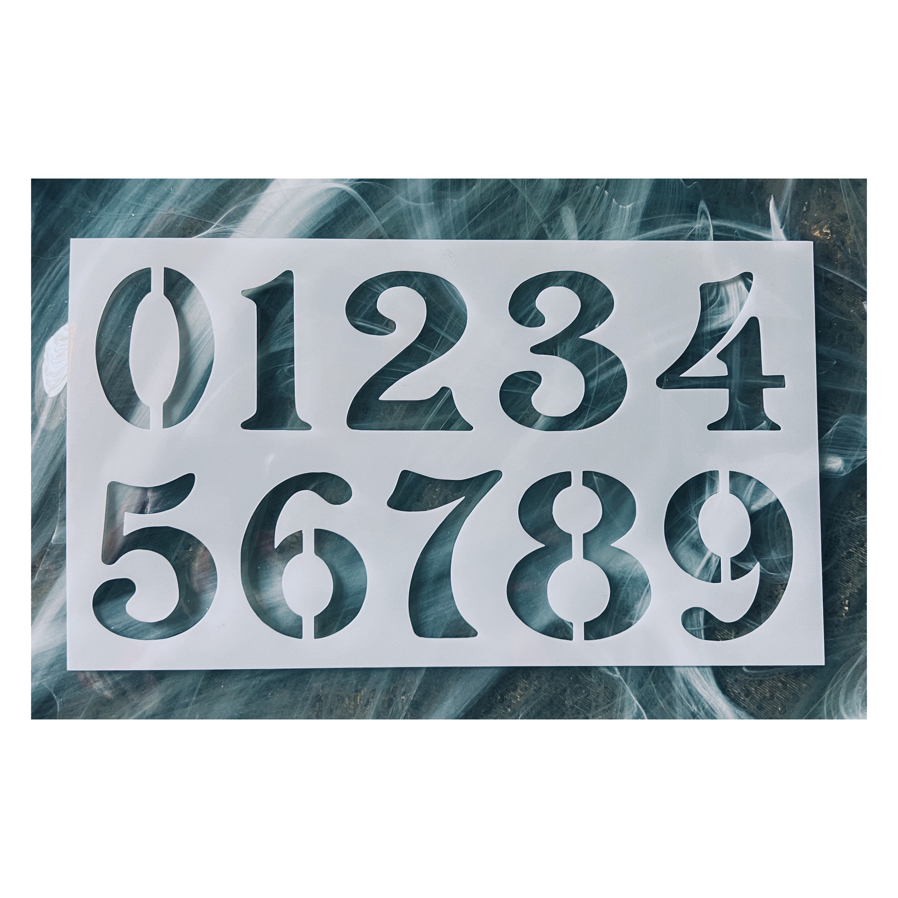 Reusable Number Stencil | Mylar DIY Craft & Painting Stencil | Wall Art ...