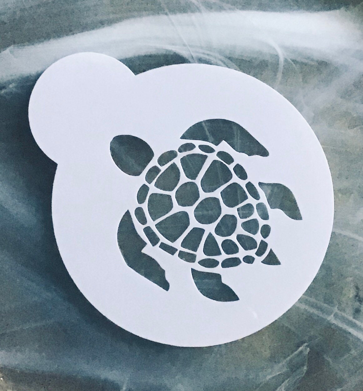 Sea Turtle Cookie Stencil Reusable Sea Turtle Stencil Sea | Etsy